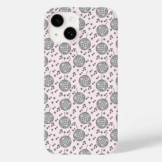 Coques Case-Mate iPhone Disco Balls et notes musicales (Verso)