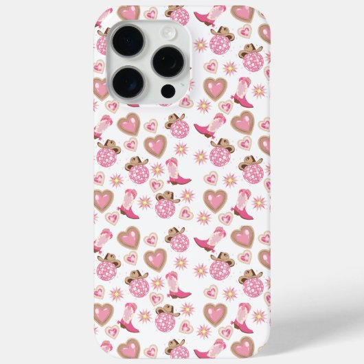 Coques Case-Mate iPhone Disco Cowgirl Valentine iPhone Phone Case (Verso)
