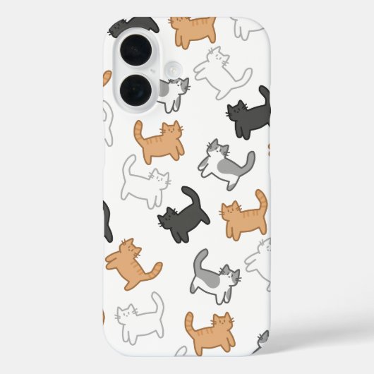 Coques Case-Mate iPhone diseño de gatitos (Verso)