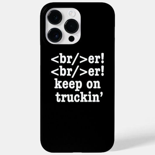 Coques Case-Mate iPhone disjoncteur ! disjoncteur ! continuez sur camion'  (Verso)