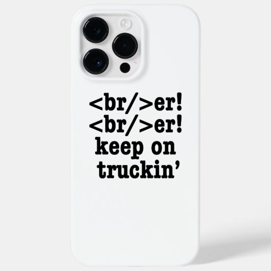 Coques Case-Mate iPhone disjoncteur ! disjoncteur ! continuez sur camion' (Verso)