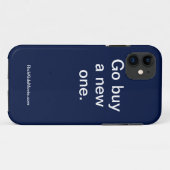 Coques Case-Mate iPhone "Disparaissent l'achat dire riche drôle d'enfants (Dos (Horizontal))