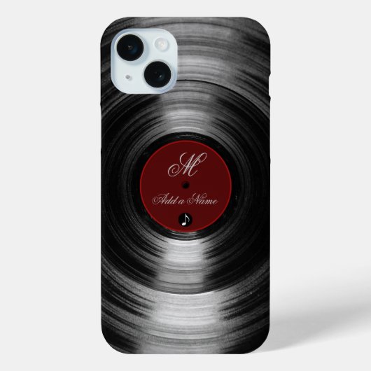Coques Case-Mate iPhone disque vinyle (Verso)