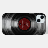 Coques Case-Mate iPhone disque vinyle (Verso (horizontal))