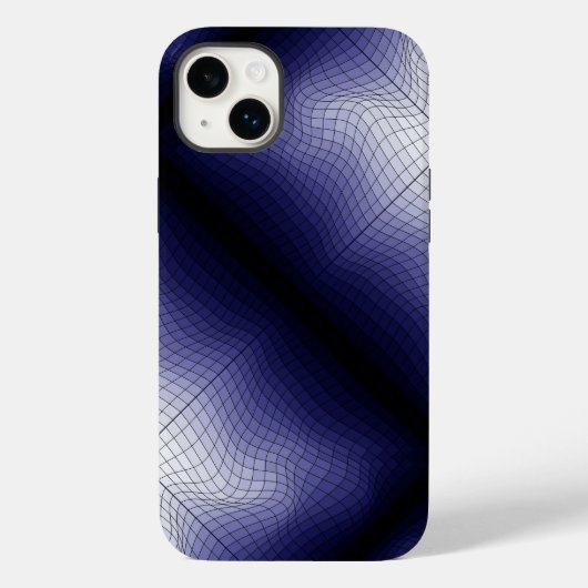 Coques Case-Mate iPhone Distorsion filaire.C01.GBluex4 (Verso)