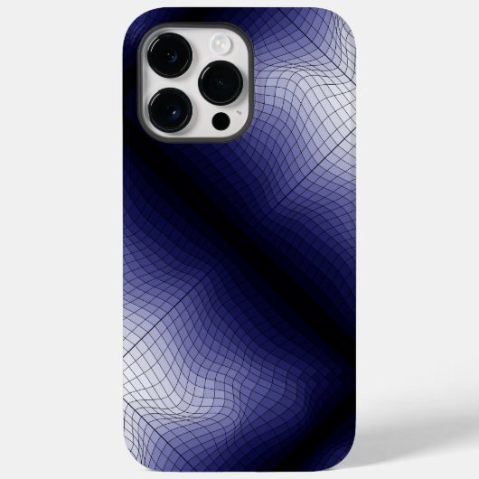 Coques Case-Mate iPhone Distorsion filaire.C01.GBluex4 (Verso)