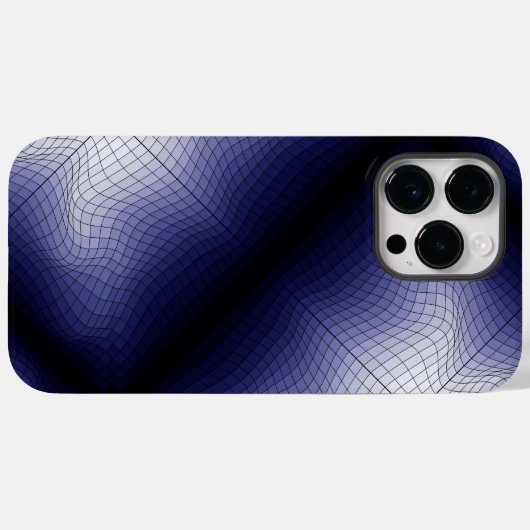 Coques Case-Mate iPhone Distorsion filaire.C01.GBluex4 (Verso (horizontal))