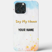 Coques Case-Mate iPhone Dites mon nom (Verso)