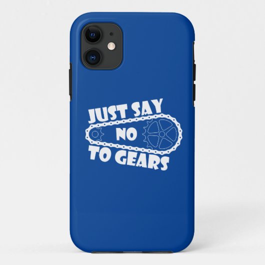 Coques Case-Mate iPhone Dites Non Aux Engrenages (Dos)