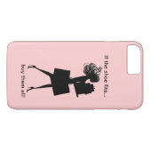 Coques Case-Mate iPhone Diva des chaussures drôles (Dos (Horizontal))