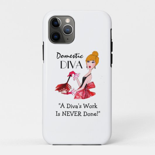 Coques Case-Mate iPhone "Diva domestique" (Dos)