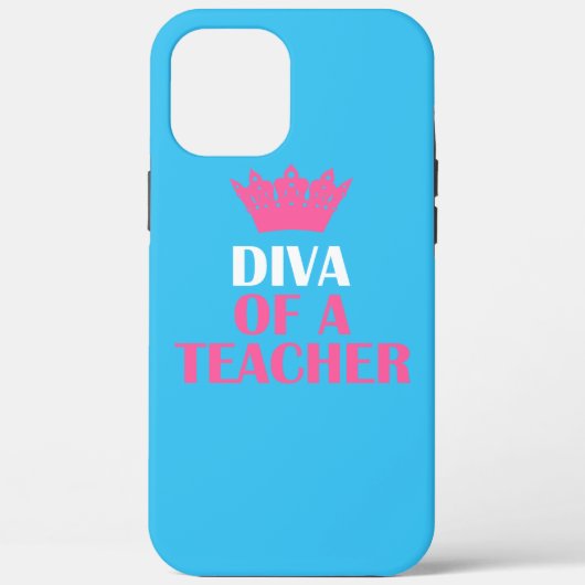 Coques Case-Mate iPhone "Diva d'un enseignant" (Verso)