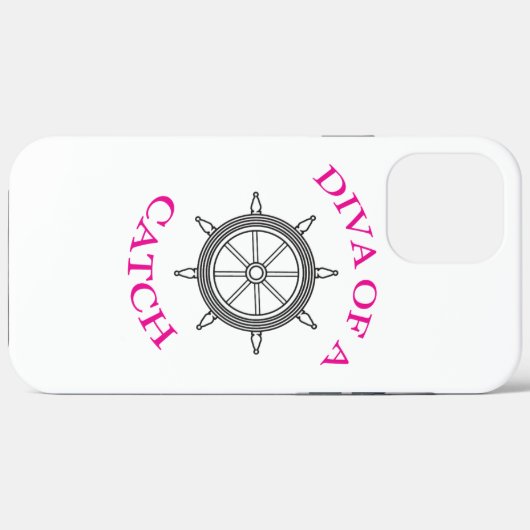 Coques Case-Mate iPhone "Diva of a Catch" (Verso (horizontal))