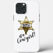 Coques Case-Mate iPhone "Diva of a Cowgirl" (Verso)