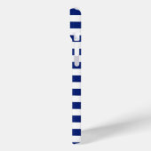 Coques Case-Mate iPhone Diver and Sharks on Nautical Stripes (Verso / Gauche)