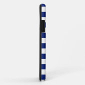 Coques Case-Mate iPhone Diver and Sharks Silhouettes on Nautical Stripes (Dos/Droite)