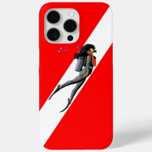 Coque iPhone 15 Pro Max Diver Et Drapeau