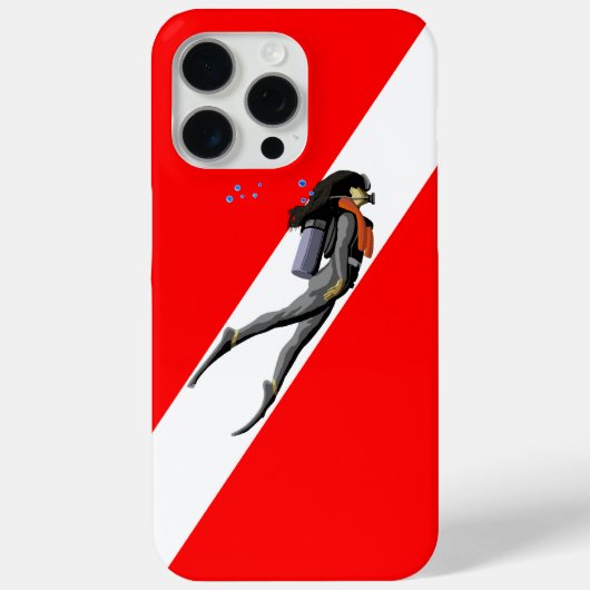 Coques Case-Mate iPhone Diver Et Drapeau (Verso)