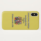 Coques Case-Mate iPhone Divers Mots S'Unissent. Fête de la langue maternel (Dos (Horizontal))