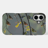 Coques Case-Mate iPhone Divers oiseaux perchés sur des branches d'arbres (Verso (horizontal))