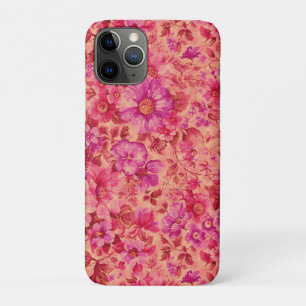 Case-Mate iPhone Case Diverses fleurs en fleurs en rose et violet chaud