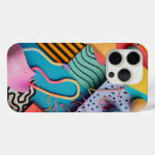 Coques Case-Mate iPhone Diverses formes 3D avec des motifs de lignes (Verso (horizontal))