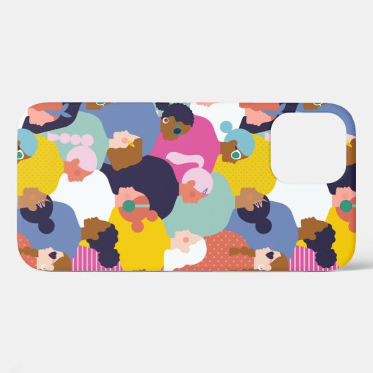 Coques Case-Mate iPhone Diversité des femmes - Femmes de diverses races (Verso (horizontal))