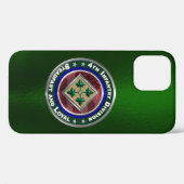Coques Case-Mate iPhone Division d'infanterie 4 personnalisée (Verso (horizontal))