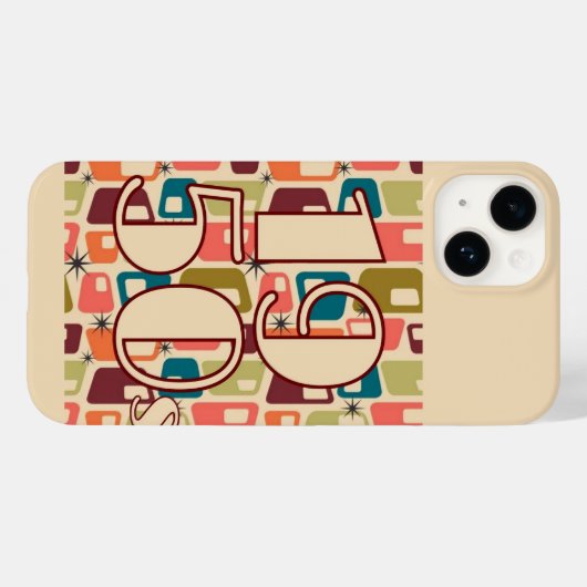 Coques Case-Mate iPhone Dix ans 1950 (Verso (horizontal))