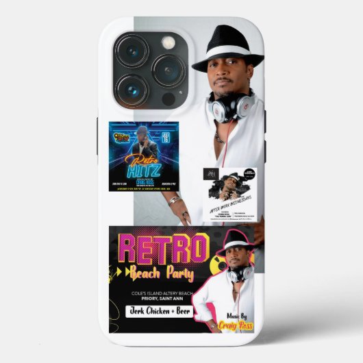 Coques Case-Mate iPhone DJ CRAIG ROSS Apple iPhone 13 Pro, Résistant (Verso)
