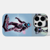 Coques Case-Mate iPhone "DJ futuriste en costume - Son amplificateur (Verso (horizontal))