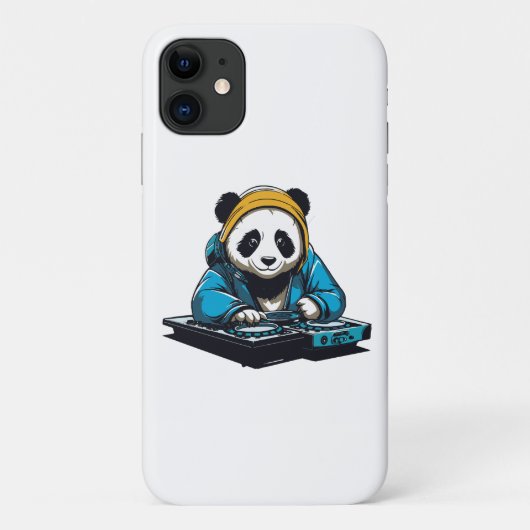Coques Case-Mate iPhone DJ Kawaii Panda (Dos)