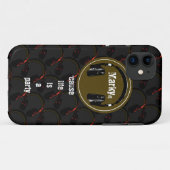 Coques Case-Mate iPhone dj personnalisé (Dos (Horizontal))