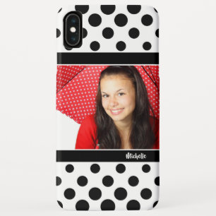 Case-Mate iPhone Case DO-IT-YOURSELF photo et nom / Point noir branché
