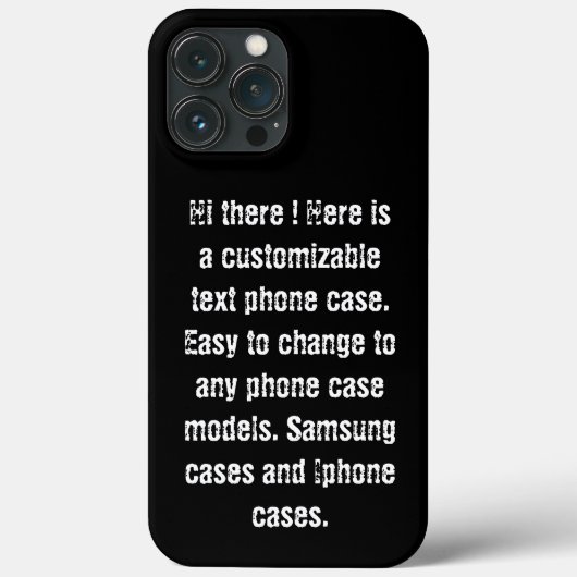 Coques Case-Mate iPhone Do-it-yourself texte personnalisé moderne tendance (Verso)