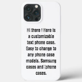 Coques Case-Mate iPhone Do-it-yourself texte personnalisé moderne tendance (Verso)