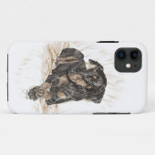 Coques Case-Mate iPhone Doberman Chien oreilles naturelles (Dos (Horizontal))