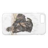 Coques Case-Mate iPhone Doberman Chien Oreilles naturelles pour les clés (Dos (Horizontal))