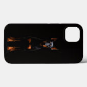 Coques Case-Mate iPhone Doberman Guardian Noir 4 Luxe iPhone 13 (Verso (horizontal))