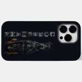 Coques Case-Mate iPhone Doberman Pinscher (Verso (horizontal))