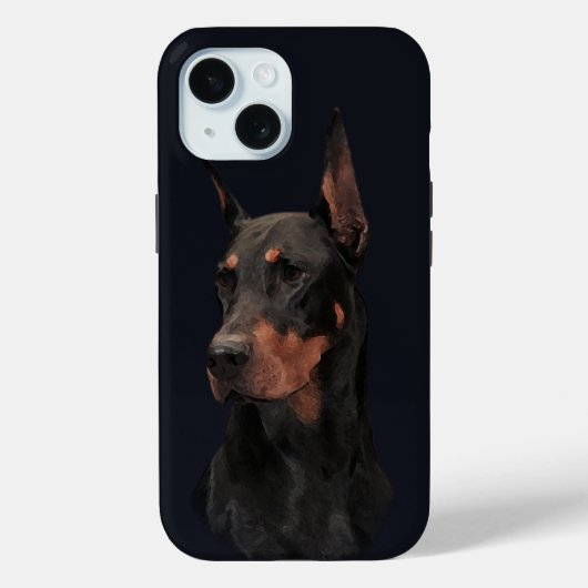 Coques Case-Mate iPhone Doberman Pinscher (Verso)