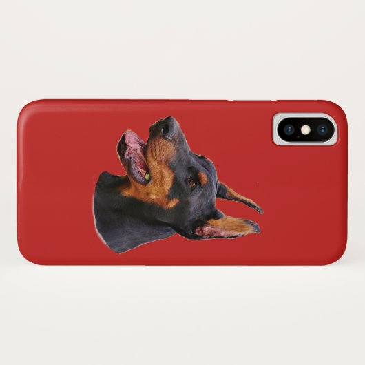 Coques Case-Mate iPhone Doberman Pinscher (Dos (Horizontal))