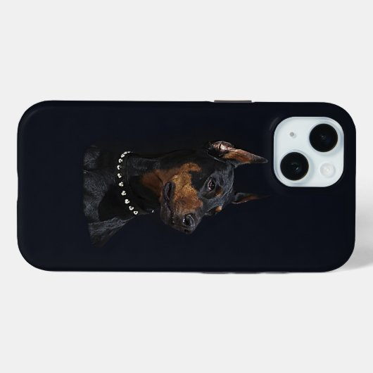 Coques Case-Mate iPhone Doberman Pinscher (Verso (horizontal))