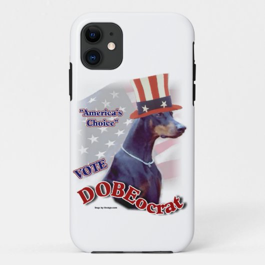 Coques Case-Mate iPhone Doberman Pinscher Humour politique (Dos)