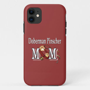 Coque iPhone 11 Doberman Pinscher Maman Cadeaux