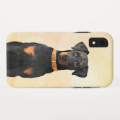 Coques Case-Mate iPhone Doberman Pinscher Peinture non découpée Art origin (Dos (Horizontal))