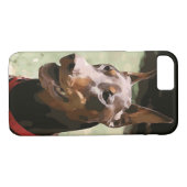 Coques Case-Mate iPhone Dobermann rouge Potrait (v9-2) (Dos (Horizontal))