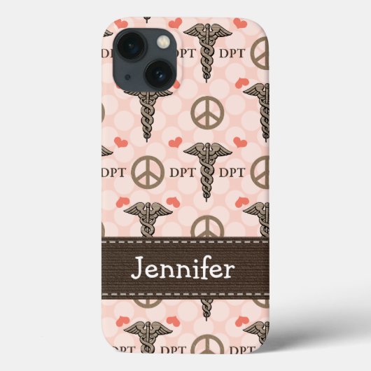 Coques Case-Mate iPhone Docteur de caducée de physiothérapie (Verso)