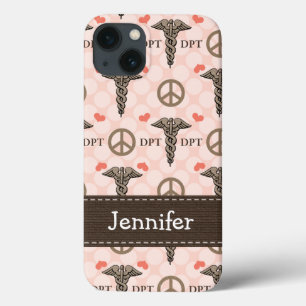 iPhone 13 Case Doctor of Physical Therapy Caduceus