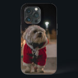 Case-Mate iPhone Case Dog à Santa costume<br><div class="desc">puppy animal dog maltese,  sweet santa happiness,  cheerful furry pure happy,  funny maltese puppy beautiful,  poppy porcelebrer,  adorable doggy santa ,  canine xmas christmas,  pet cut holiday , </div>